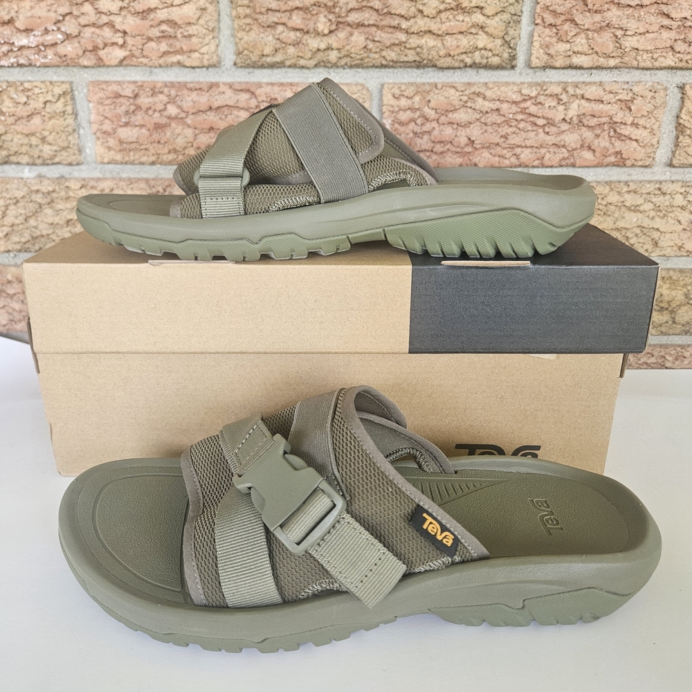 Teva Men's Hurricane Verge Slide Olive Sandals Size 10